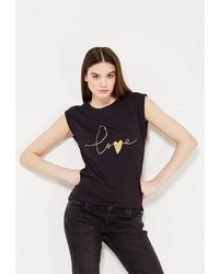 Женская черная футболка от Bruebeck