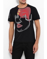 Мужская черная футболка от Bruebeck