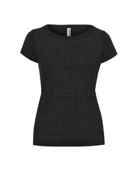 Женская черная футболка от Bruebeck