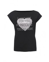 Женская черная футболка от Bruebeck