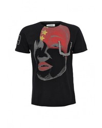 Мужская черная футболка от Bruebeck