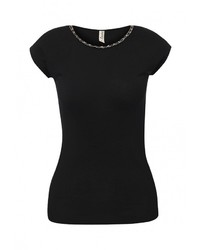 Женская черная футболка от Bruebeck