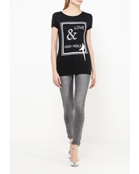 Женская черная футболка от Byblos