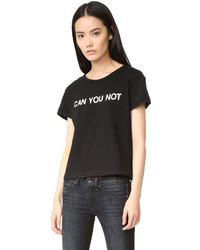 Женская черная футболка от Private Party