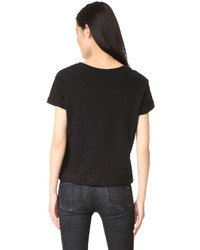 Женская черная футболка от Private Party