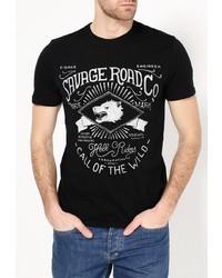 Мужская черная футболка от Celio