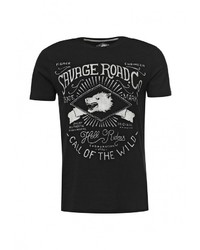 Мужская черная футболка от Celio