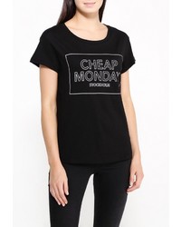 Женская черная футболка от Cheap Monday