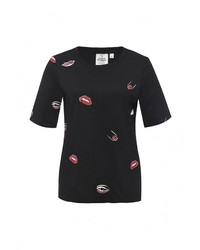 Женская черная футболка от Cheap Monday