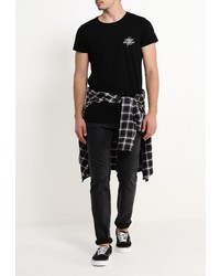 Мужская черная футболка от Cheap Monday