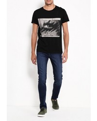 Мужская черная футболка от Cheap Monday