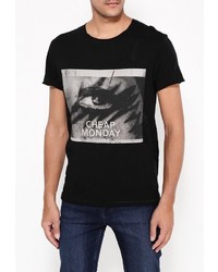 Мужская черная футболка от Cheap Monday