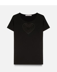 Женская черная футболка от Christopher Kane