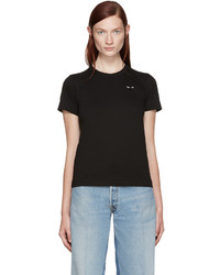 Женская черная футболка от Comme des Garcons