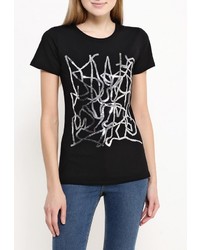 Женская черная футболка от Concept Club