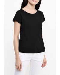 Женская черная футболка от Coquelicot