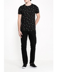 Мужская черная футболка от D-struct