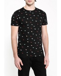 Мужская черная футболка от D-struct