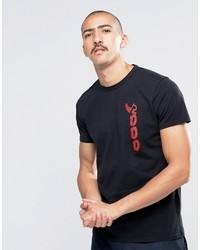 Мужская черная футболка от Edwin