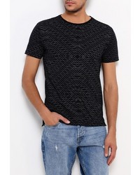 Мужская черная футболка от Deblasio