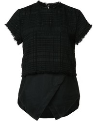 Женская черная футболка от Derek Lam 10 Crosby