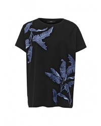 Женская черная футболка от Diesel