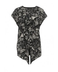 Женская черная футболка от Diesel