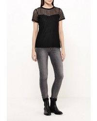 Женская черная футболка от Dorothy Perkins