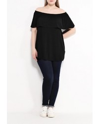 Женская черная футболка от Dorothy Perkins Curve