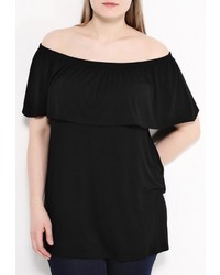 Женская черная футболка от Dorothy Perkins Curve