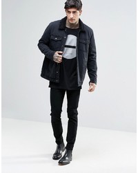 Мужская черная футболка от Dr. Denim