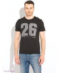 Мужская черная футболка от DRYWASH