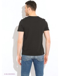 Мужская черная футболка от DRYWASH