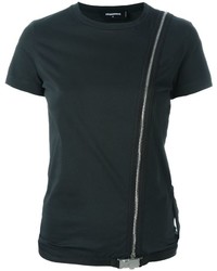 Женская черная футболка от Dsquared2