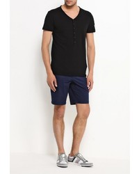 Мужская черная футболка от EA7