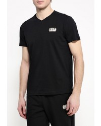 Мужская черная футболка от EA7