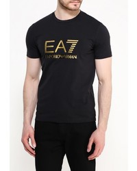 Мужская черная футболка от EA7