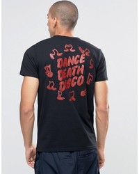 Мужская черная футболка от Edwin