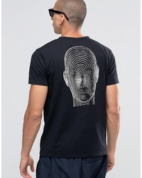 Мужская черная футболка от Edwin