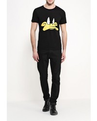 Мужская черная футболка от Eleven Paris