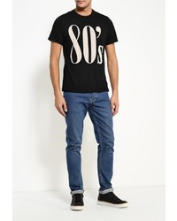 Мужская черная футболка от Eleven Paris