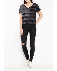 Женская черная футболка от Emoi