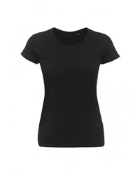 Женская черная футболка от Emoi