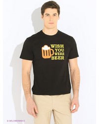 Мужская черная футболка от F5