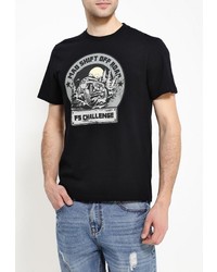 Мужская черная футболка от F5