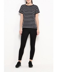 Женская черная футболка от Fred Perry