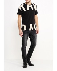 Мужская черная футболка от G Star