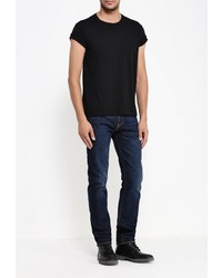 Мужская черная футболка от Gap