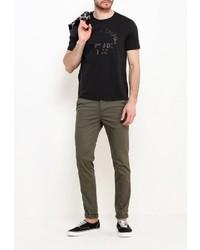 Мужская черная футболка от Gap