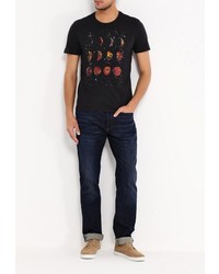 Мужская черная футболка от Gap